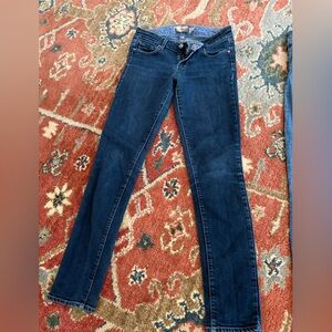PAIGE Dark Blue Skinny Jeans